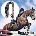 Miniatyrbild 5 av 5: Mjuk Läder Ridpiska Häst Piska Halkfri Praktisk Mjuk Piska för Ridsport Floggers för Cosplay Kostym-Perfekt Red