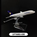 Miniatyrbild 1 av 5: 1:400 Skala metall Flygplan Replika Dhl Boeing 757 Flygplan Diecast modell Flygplan Hemmakontor Miniatyrleksaker för barn - Perfet 12.Lufthansa A380