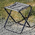 Miniatyrbild 3 av 5: Camping Fällbar Pall Utomhus Fällbar Pall, Utomhus Liten Bärbar Camping Fällbar Pall, Lämplig för Camping, Fiske, Picknick- Perfekt