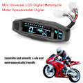 Miniatyrbillede 7 af 8: Motorcykel Modificeret Mini High Definition LCD Speedometer - Perfet