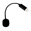 Miniatyrbilde 4 av 5: USB Mikrofon Kondensator Datamaskin PC Mic, Plug&Play Mikrofon for Laptop/Note-Perfekt 255mm