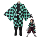 Pikkukuva 2 / 5: Lasten Demon Slayer -animaatio Cosplay- set zy - Perfet 9-10 Years Kamado Tanjirou