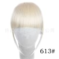 Miniatyrbilde 4 av 10: Womens Neat Bang Fringe Extensions Parykk Blonder Hårpynt - Perfet 613#