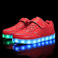 Miniatyrbilde 4 av 4: Barnsko LED-sko, Gutter, Sportsko, Løpesko, 518-Perfet Red 28