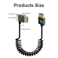 Miniatyrbild 3 av 5: Expandables 8K HDMI-kompatibel 2.1-kabel, 48 Gbps Snabb Dataöverföring, Aluminiumlegeringsskal Kompatibel med Hållbarhet och Skydd - Perfekt Left