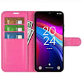 Miniatyrbillede 2 af 5: Kompatibel med TCL 503 Cover Litchi Tekstur Stødsikkert Læder Wallet Telefon Cover - Perfet Rose