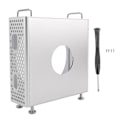 Miniatyrbillede 3 af 4: Kompatibel med Mac Mini M4/M4 Pro Vertikal Stand Computer Case Beskyttelsescover Computertilbehør Kompatibel med Mac Mi-Perfet