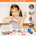 Miniatyrbilde 4 av 5: 2500+ Loom Bands Kit, 30 farger Loom Twist gummibånd for DIY Refill Armbånd Making Kit (FMY) - Perfet