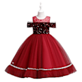 Pikkukuva 1 / 4: Mekko prinsessamekko tanssiaismekko roolileikkiin - Täydellinen Red 150