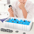 Miniatyrbillede 5 af 5: Magnetisk skakspil, 2024 Magnetisk brætspil, Sjovt bordspil med 20 magneter, Strategispil til børn og voksne - Perfekt C