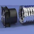 Miniatyrbillede 4 af 5: Udstødningsventilator Kanal Luftventilation Blæser Vindue Udsuger Toilet Køkken-Perfekt 4m