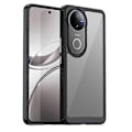 Miniatyrbild 1 av 5: Kompatibel med vivo V50 5G Skal TPU + Akryl Skyddande Transparent Mobilskal - Perfekt Black