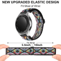 Miniatyrbild 3 av 6: nylon för Samsung Galaxy Watch 4/classic/46mm/active 2/gear S3 Justerbart elastiskt armband - Perfet Pride Edition 20mm