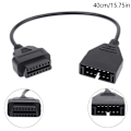 Miniatyrbillede 2 af 6: 12Pin OBD1 til 16Pin OBD2 Converter Adapter Kabel til GM-diagnose - Perfet