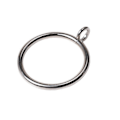 Miniatyrbilde 1 av 5: 38mm Gardinringer Metall Øyelett Draperiringer for Kjøkken Soverom-Perfekt Silver 20pcs