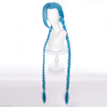 Miniatyrbilde 3 av 5: LOL Character Jinx Cosplay Parykk Blå Lang Parykk 120cm Y - Perfet