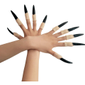Pikkukuva 6 / 6: Halloween noitakynnet, cosplay-rekvisiitta Witch's nose 23 kpl - Perfet