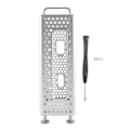 Miniatyrbillede 4 af 4: Kompatibel med Mac Mini M4/M4 Pro Vertikal Stand Computer Case Beskyttelsescover Computertilbehør Kompatibel med Mac Mi-Perfet