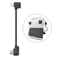 Pikkukuva 1 / 5: Yhteensopiva DJI Mavic Mini/Mavic Pro/Mavic Air/Spark -kaukosäätimen johdon Lightning-porttiliitäntäkaapelin kanssa - Perfet