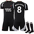 Miniatyrbild 1 av 2: 2024-2025 Arsenal Aawy Barnfotbollströja Nr 8 Odegaard- Perfet 16
