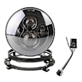 Pikkukuva 1 / 4: Yhteensopiva Harley Davidson Electra Glide Softail Fat Boy touring -mallien 7-tuumaisen moottoripyörän kanssa, jossa on LED-ajovalot ja 4,5-tuumaiset sumuvalot - Täydellinen 7inch and Bracket B
