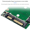 Miniatyrbillede 7 af 10: Højhastigheds MSATA til 22PIN SATA-adapterkort Forbinder effektivt stabil og højhastighedsoverførsel uden deceleration - Perfet Green