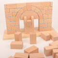 Miniatyrbilde 2 av 4: 1 stk. Romersk Buebro Stabling Geometri Læring Sensorisk Kloss Treleke - Perfekt