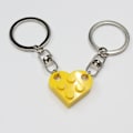 Miniatyrbild 3 av 4: byggstenar Nyckelring Kärlek Par Nyckelring Multicolor Creative Key Chain Par Present - Perfet green