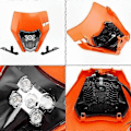 Pikkukuva 4 / 5: Universaali LED-ajovalolevy, yhteensopiva KTM EXC XC SX MX -maastopyörien, motocross-, supermoto- ja enduro-moottoripyörämallien kanssa 2007-2020 - Täydellinen HL101-5-1