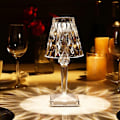 Miniatyrbilde 2 av 5: Farge Diamant Bordlampe Krystall LED Bar Bordlampe Oppladbar Berøringsfølsom Dimmer Sengelampe - perfekt