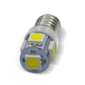 Pikkukuva 5 / 6: 10 kpl E10 9V Cool White 5SMD 5W LED-lamput (Cool White, 9V) - Perfet