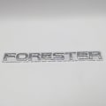 Miniatyrbillede 1 af 5: 3D Metal Crosstrek Awd Brz Forester Wrx Bilsticker til Bagagerummet - Perfekt silver FORESTER