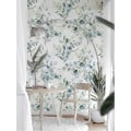 Miniatyrbilde 5 av 6: Peel and Stick Tapet Grønn/Hvit Eucalyptus Leaf Blomster Veggdekor Hjemmebarnehage Boho Dekor 17,7 tommer X 9,8 fot - Perfet