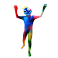 Miniatyrbild 4 av 6: Perfekta Halloween rainbow vänner med kläder - Perfet 100