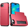 Miniatyrbillede 1 af 5: Stødsikkert Armor Cover Kompatibelt med iPhone SE 2024 - Perfekt Red