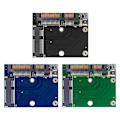 Miniatyrbillede 8 af 10: Højhastigheds MSATA til 22PIN SATA-adapterkort Forbinder effektivt stabil og højhastighedsoverførsel uden deceleration - Perfet Black