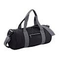 Miniatyrbillede 1 af 5: Bagbase Plain Varsity Barrel / Duffle Bag (20 liter) - Perfet Black/Grey One Size