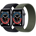 Miniatyrbillede 1 af 5: 2-pakke flettede Solo Loop-sportsbånd, der er kompatible med Apple Watch-Perfet