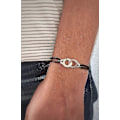 Miniatyrbild 3 av 3: Silver Handbojor Armband På Snöre - Perfekt