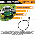 Miniatyrbilde 5 av 5: GC00036 Skyvekabel Passer Kompatibel med John Deere 21 tommer Gressklipper JS60 JS60H JS61 JS63-Perfekt