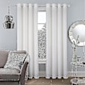 Miniatyrbillede 1 af 4: Luksuriøse termisk isolerede gardiner, tykke, solide, effektive mørklægningsgardiner - Perfekt White W 59x H 71 150cm*180cm