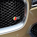 Pikkukuva 5 / 5: 3D Metalliautotarra Jaguarin auton etusäleikköön ja takaluukkuun, R Sport -embleemi RS S 25t 35t AWD -merkki, XE F PACE -tarvikkeet - Perfet R
