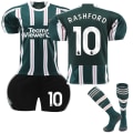 Miniatyrbillede 1 af 4: 2023/24 Manchester United Ude #10 Rashford fodboldtrøje - perfekt 28(150-155CM)
