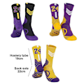 Miniatyrbillede 2 af 5: Basketballstrømper, 3-pak polstrede sportsstrømper Crew Socks til mænd og kvinder - Perfekt style3725