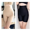 Miniatyrbillede 10 af 10: High Waist Body Shaper Sømløs mavekontrol Shapewear Sort-perfet Black L