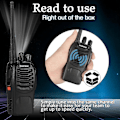 Miniatyrbillede 3 af 5: 12-pak genopladelige walkie-talkier til teamkommunikation lang rækkevidde - Perfekt