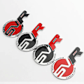 Pikkukuva 2 / 5: 3D Metal SVR-logokirjaimet Auton Takaluukun Loksuun Embleemi Tarra Tarra Range Rover Sport L494 Evoque SVR - Täydellinen Black Red Trunk Sticker