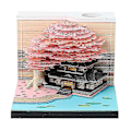 Miniatyrbild 1 av 5: Skrivbords kalender med LED-lampor, 2024 kalender memoblock, kreativ skrivbords kalender DIY anteckningsblock, 3D konst kalender pappersutskärning - YuJia - Perfet 19