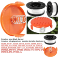 Miniatyrbild 6 av 6: Trimmer line spole för Black and Decker Trimmers, 8 Trimmer Line - Perfet