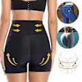 Miniatyrbild 4 av 4: Mimigo Butt Lifter Byxor Sömlösa Vadderade Underkläder Kvinnor Butt Pads Hög Midja Tummy Control Shapewear-Perfet BLACK XL